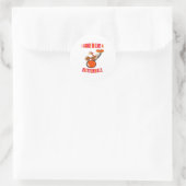 ウィメンズサンクスギビングターキーボールプおもしろいーム ラウンドシール (バッグ)