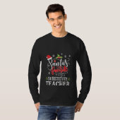 ウィメンズサンタズ代替お気に入りの先生クリスマス Tシャツ (正面フル)
