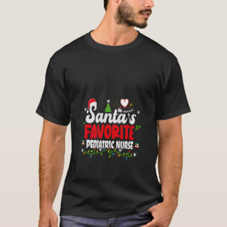 ウィメンズサンタズ小お気に入りの児ナースクリスマス Tシャツ