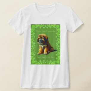 ウィメンズサンパッツクスデイチベットマスティフPuppy Tシャツ