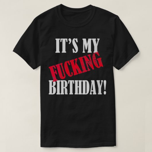 ウィメンズザイ誕生日おもしろいバースデーパーティーBDay V Tシャツ (デザイン正面)