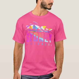 ウィメンズザシドニーオペラハウスウィズジオメカラフルット Tシャツ