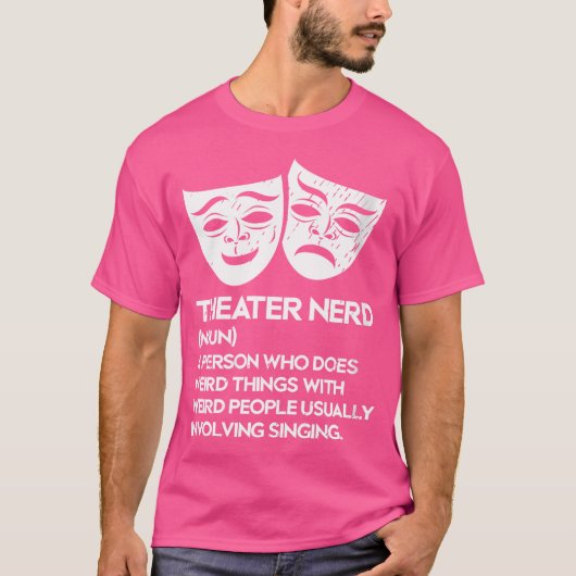 ウィメンズシアターおたく名詞ファンミュージカルオペラステージA Tシャツ (正面)