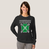 ウィメンズシェナニガンズコーディネおもしろいーターSt patricksD Tシャツ (正面フル)