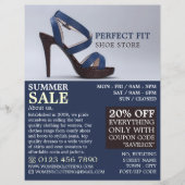 ウィメンズシューズ婦人服店広告ズ チラシ (正面)