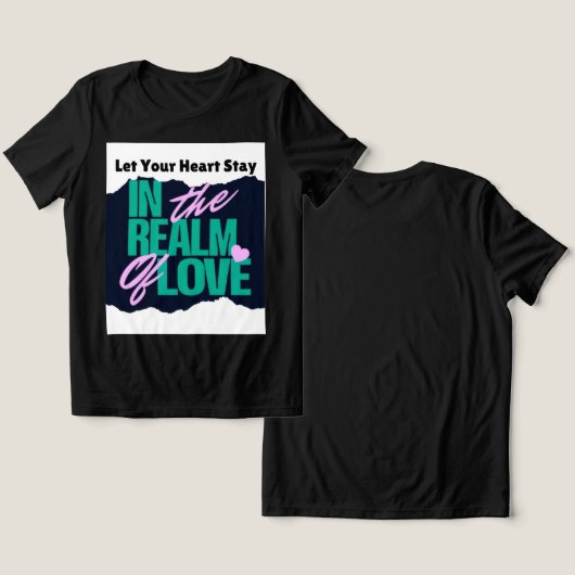 ウィメンズショートスリーブコットンティーシャツ トライブレンドTシャツ (デザイン正面&裏面)