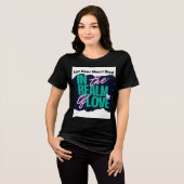 ウィメンズショートスリーブコットンティーシャツ トライブレンドTシャツ (正面全面)