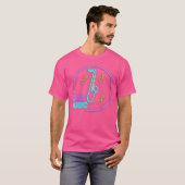 ウィメンズジャズミュージックジャズ Tシャツ (正面フル)
