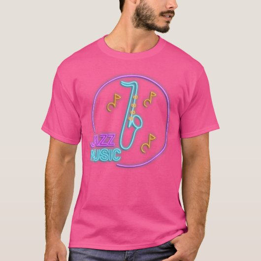 ウィメンズジャズミュージックジャズ Tシャツ (正面)