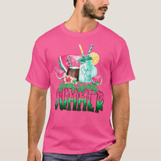 ウィメンズスイートサマータイムサマーバケーションウォーターメル Tシャツ