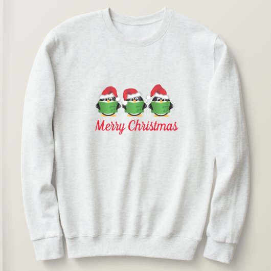 ウィメンズスウェットシャツホリデーペンギンカロラーズ スウェットシャツ (デザイン正面)