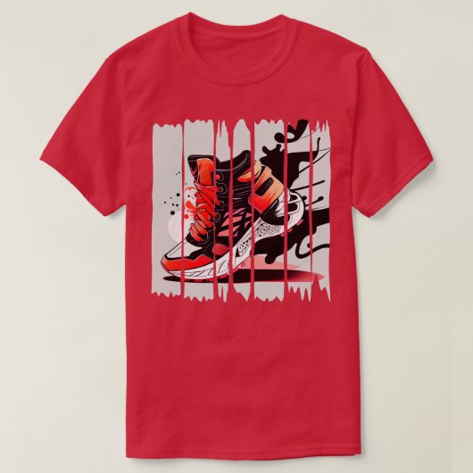 ウィメンズスニーカー Tシャツ (デザイン正面)