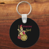 ウィメンズスパルタンガールレオニダススパルタウォリアリティグラディア キーホルダー (正面)