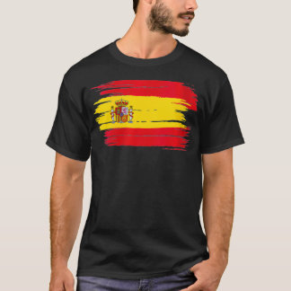 ウィメンズスペインスペインのバルセロナ国旗マドリッドカントリー Tシャツ