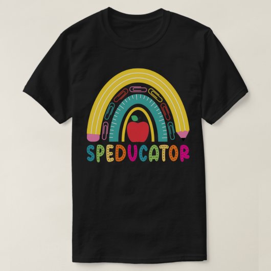 ウィメンズスペデュケーター特別教育先生Sped E Tシャツ (デザイン正面)