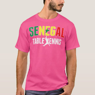 ウィメンズセ誇りを持ったネガル卓球愛好家ジャージーセン Tシャツ