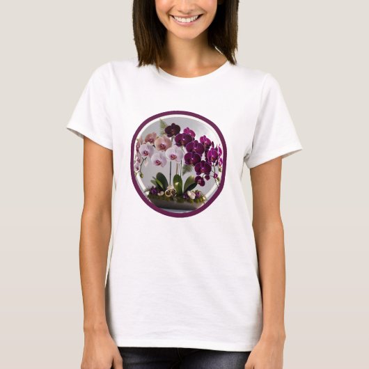 ウィメンズソフトコットン基本Tシャツ。 Tシャツ (正面)