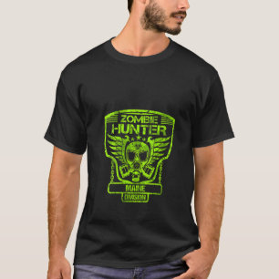 ウィメンズゾンビハンターメインハロウィーン毒性ガスマスク Tシャツ