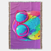 ウィメンズタンクトップ スローブランケット (正面縦)