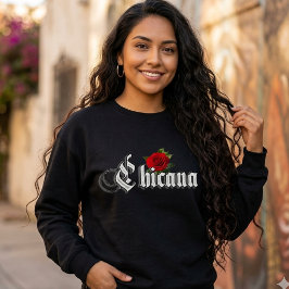 ウィメンズチカナレッドローズ スウェットシャツ