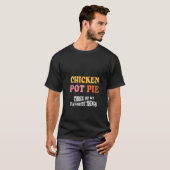 ウィメンズチキンポットパイ私の事お気に入りのの3 Tシャツ (正面フル)