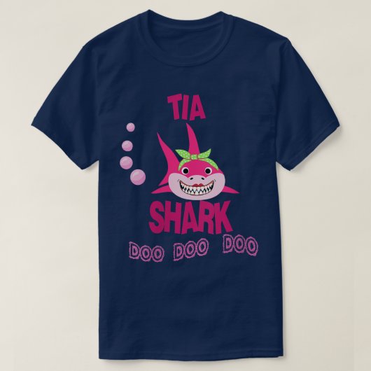 ウィメンズティアシャークギフトおばさんプレイエラパラティアエンエスパ Tシャツ (デザイン正面)