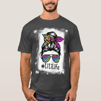 ウィメンズティティライフブリーチティライフ絞り染めヒョウ Tシャツ