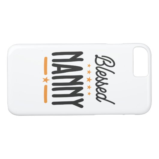 ウィメンズティ賛美ーナニー祖母のギフト Case-Mate iPhoneケース (裏面(横))