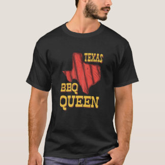 ウィメンズテキサス州BBQクイーンバーベキュー喫煙ミートBBQ G Tシャツ