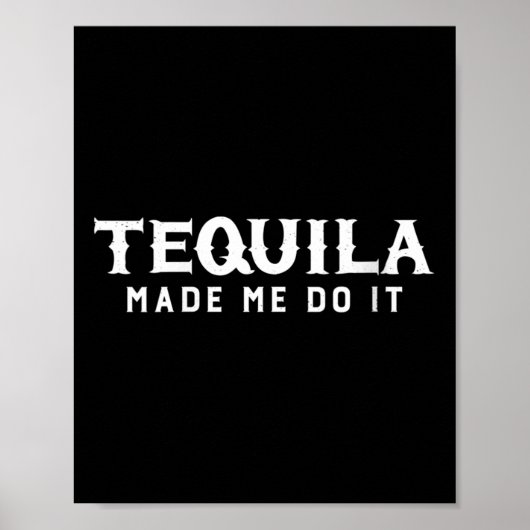 ウィメンズテキーラ私はそれを行うCinco De Mayo Drinkin ポスター (正面)