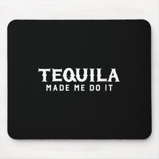 ウィメンズテキーラ私はそれを行うCinco De Mayo Drinkin マウスパッド (正面)