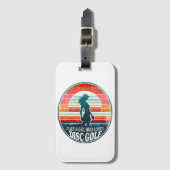 ウィメンズディスクゴルフ – フリスビーゴルフメス ラゲッジタグ (正面縦)