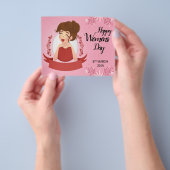 ウィメンズデイカード チラシ (手)