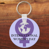 ウィメンズデイキーチェーン キーホルダー (正面)