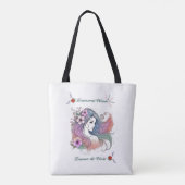 ウィメンズデイトートバ感動的ッグ トートバッグ (裏面)