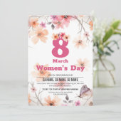 ウィメンズデイ招待状フライヤー 招待状 (スタンド正面)