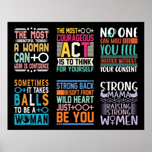 ウィメンズデイTシャツデザイン ポスター (正面)
