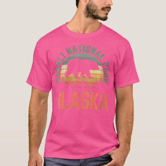 ウィメンズデナリ国立公園アラスカベアーハイキングナット Tシャツ