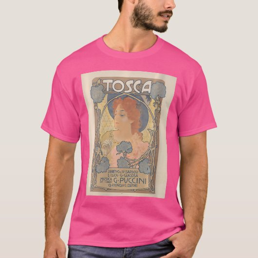 ウィメンズトスカオペラポスター Tシャツ (正面)