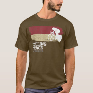 ウィメンズトラックサイクリングインドネシアロードバイクスピードサイク Tシャツ