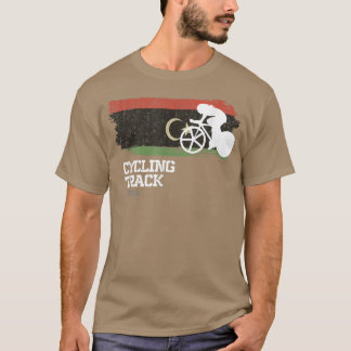 ウィメンズトラックサイクリングリビアロードバイクスピードサイクリスト Tシャツ
