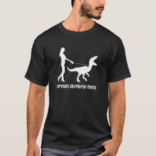 ウィメンズドイツ羊飼いママRaptor版 Tシャツ
