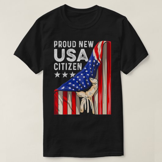 ウィメンズニュー米国市民アメリカ米国市民権7月 Tシャツ (デザイン正面)
