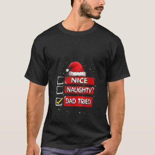 ウィメンズニースいけなパパがクリスマスを試食サンタ Tシャツ