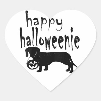 ウィメンズハッピーハロウィーニーダシュントVネック ハートシール