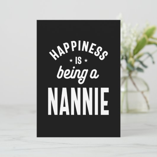 ウィメンズハピネスナニー祖母のギフト 招待状 (スタンド正面)