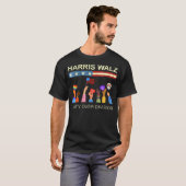 ウィメンズハリスワルツ2024 Unity Over Division Tシャツ (正面フル)
