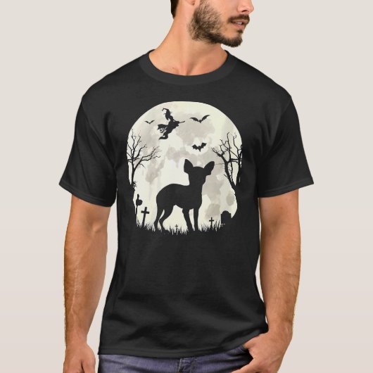 ウィメンズハロウィーンムーンチワフアレイジー簡単衣装 Tシャツ (正面)