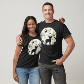 ウィメンズハロウィーンムーンチワフアレイジー簡単衣装 Tシャツ (ユニセックス)