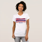 ウィメンズハワイ国旗 Tシャツ (正面フル)